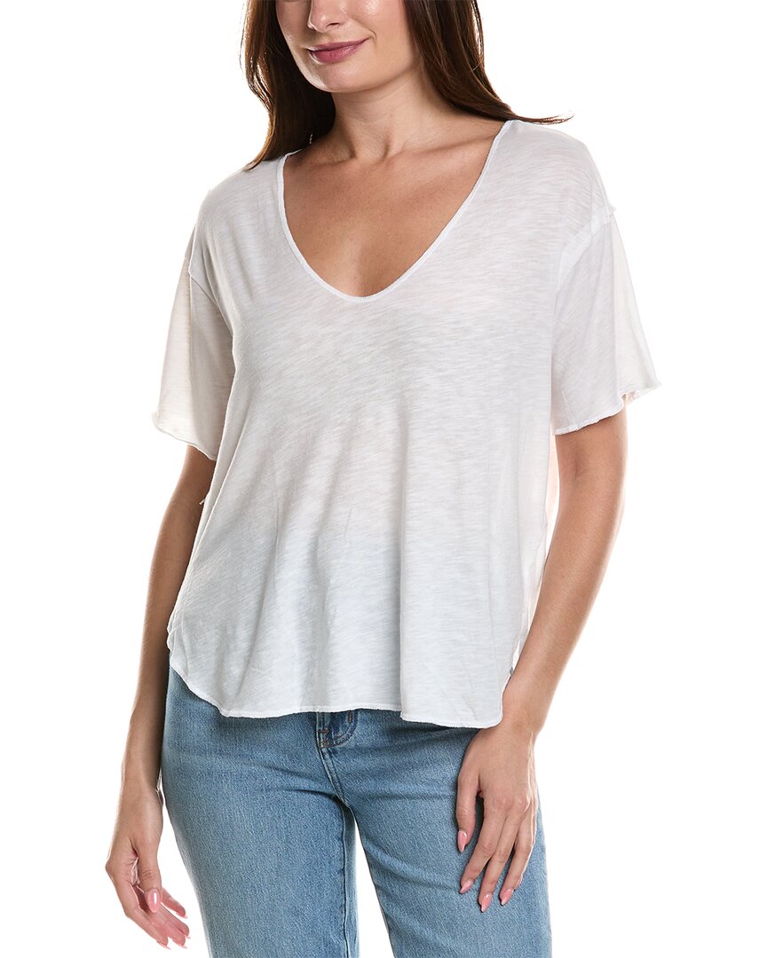 Project Social T Mae Textured V-neck Top