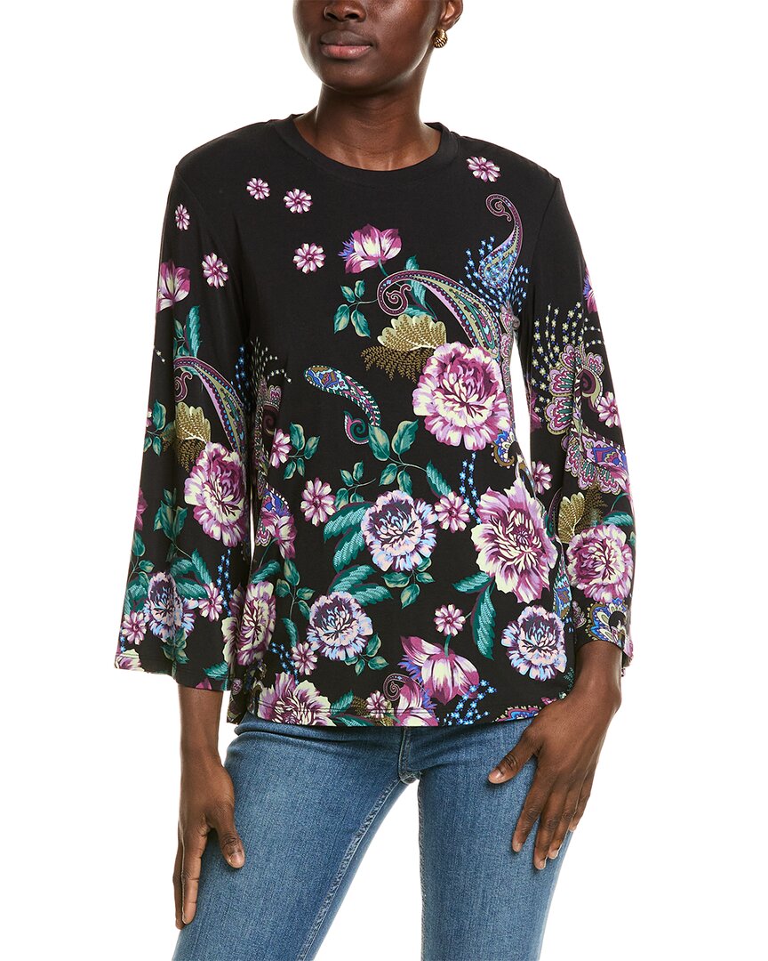 Johnny Was The Janie Favorite Kimono Sleeve Tee In Camino Serra