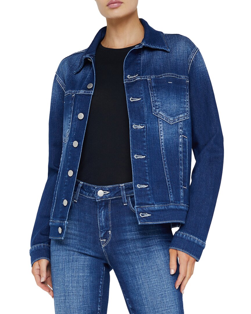 L Agence L'agence Mack Oversized Jacket In Blue