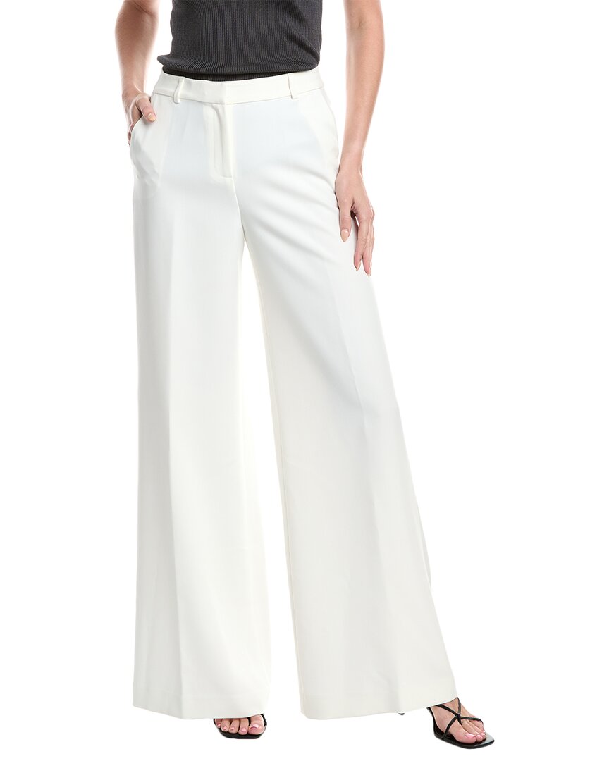 L'agence Gavin Wide Leg Pant In White