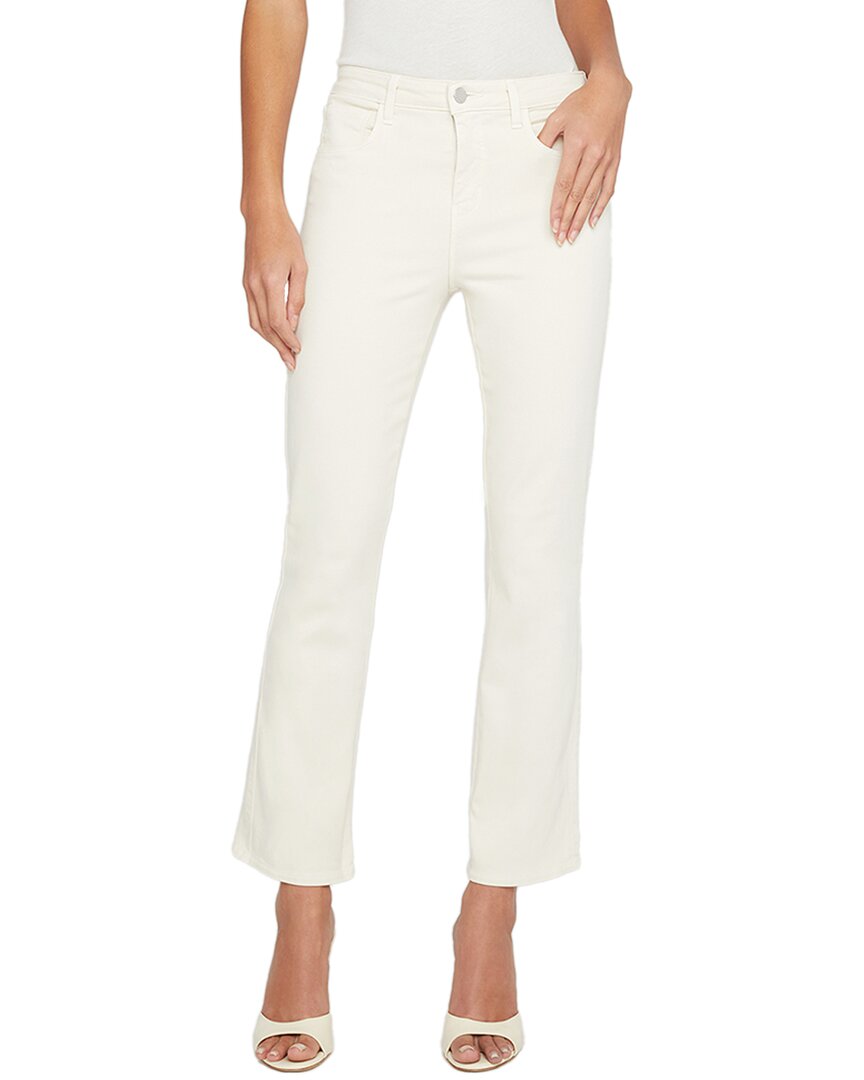 L AGENCE L’AGENCE TATI HIGH-RISE CROP MICRO BOOT FRENCH VANILLA JEAN
