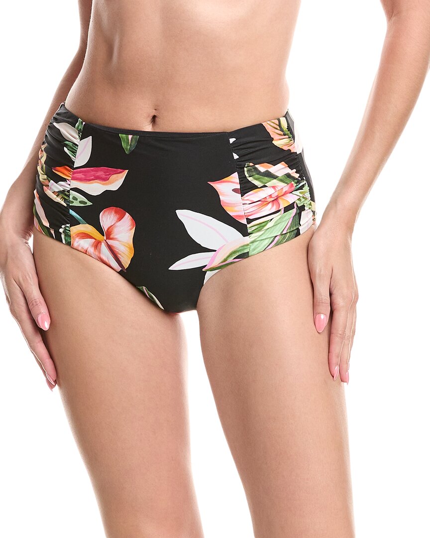 Sea Level Australia Sundown High-waist Gathered Bikini Bottom