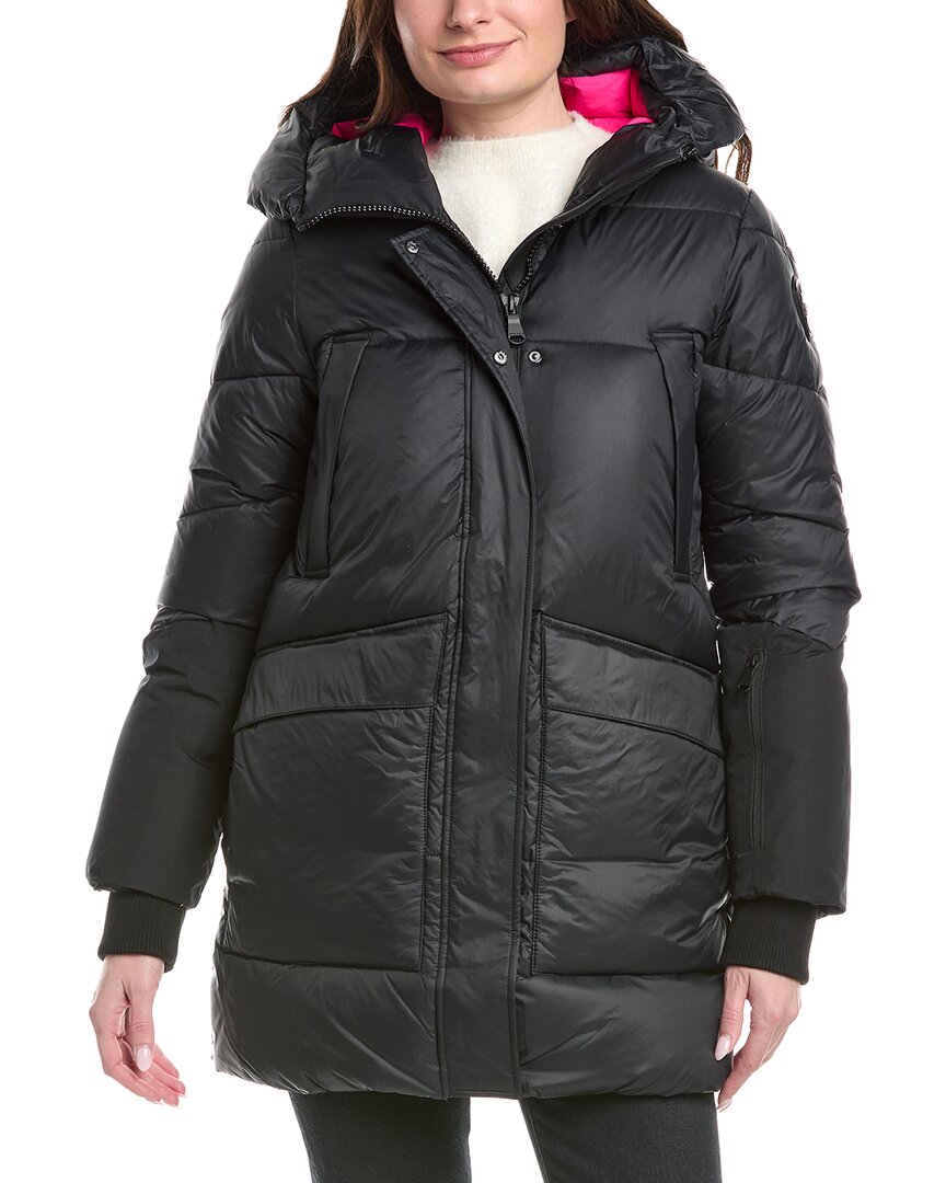 Pajar Quilted Puffer Parka In Black