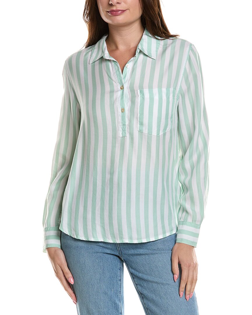 Lola River Stripe Shirt In Green