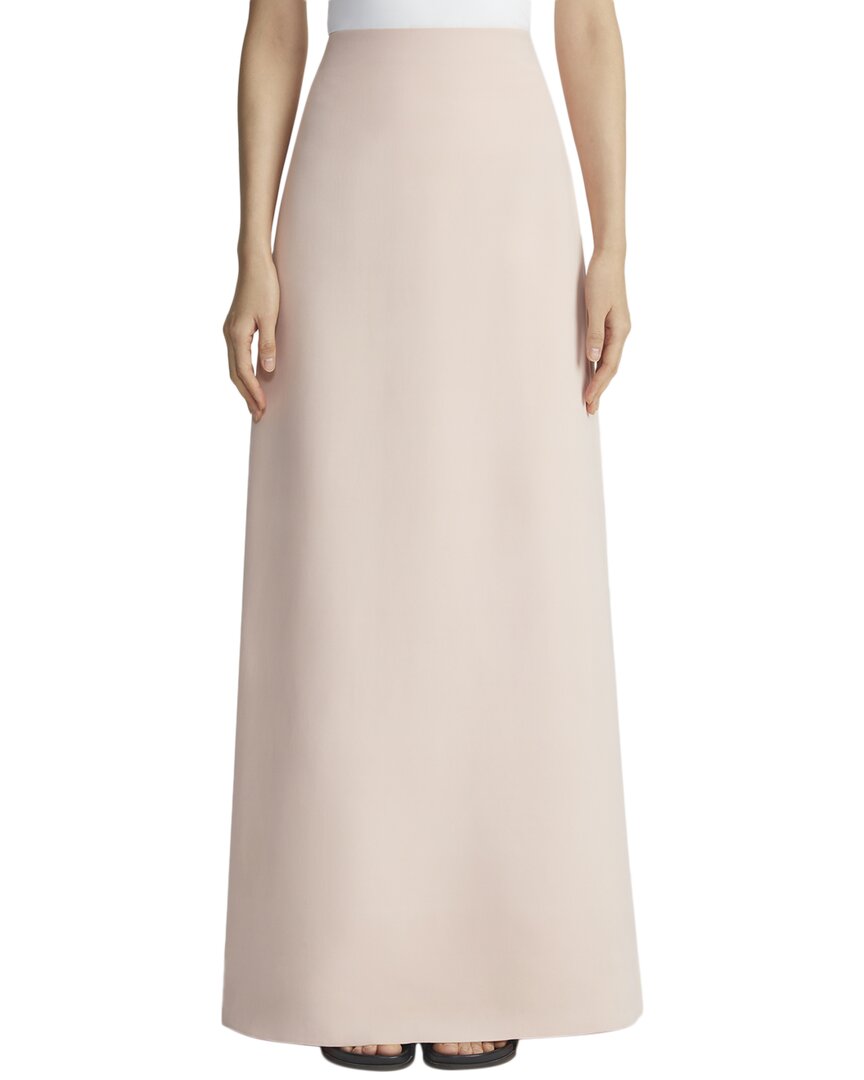 Lafayette 148 New York High Waisted Silk-blend Maxi Skirt
