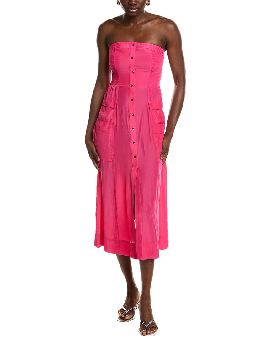 Ramy Brook Blair Midi Dress In Pink