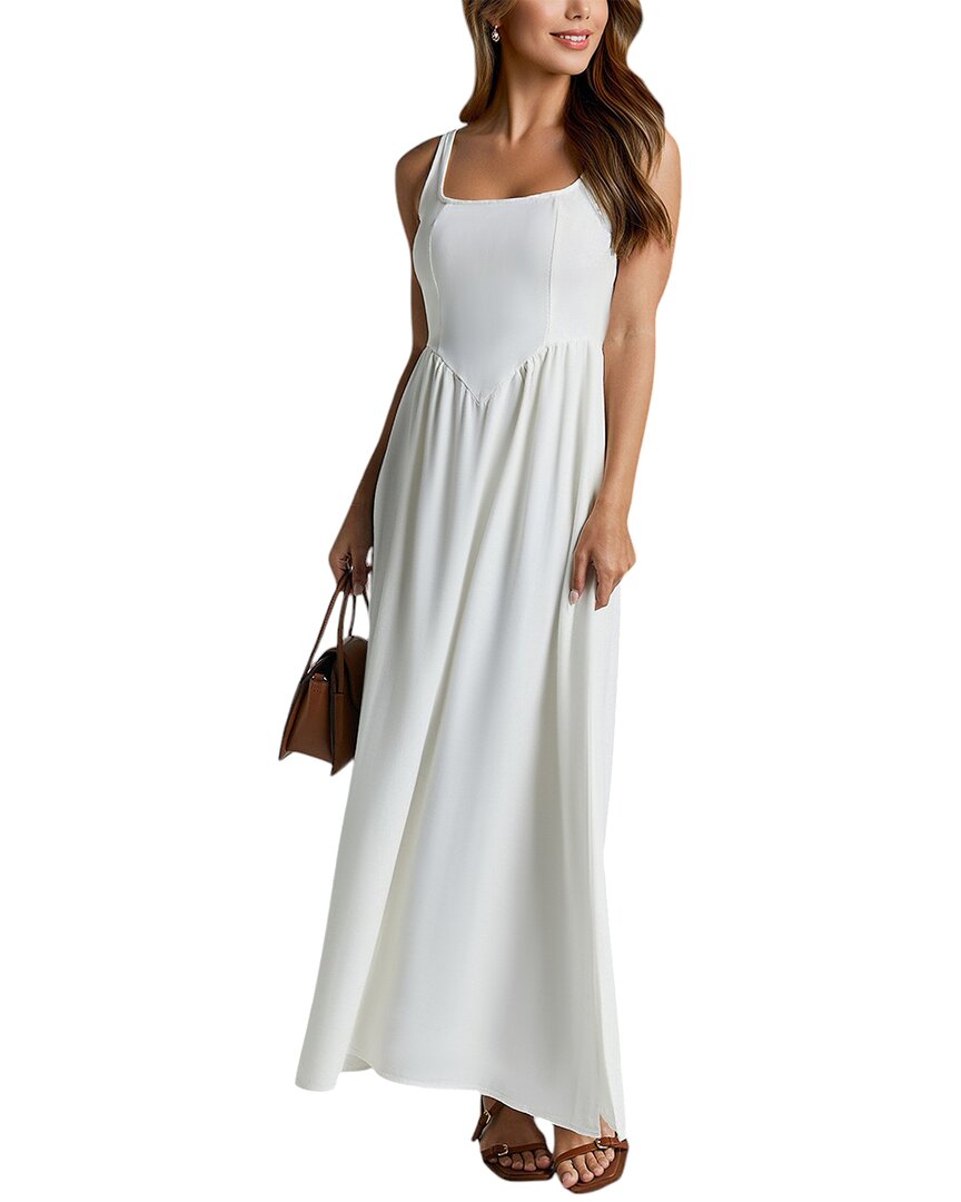 Vera Dolini Maxi Dress In White