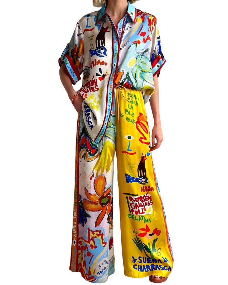 Esea 2pc Shirt & Pant Set In Multi