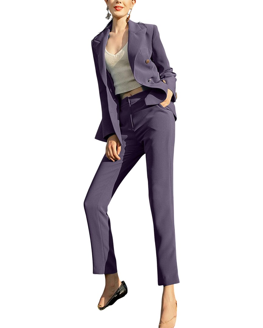 Multi Anette 2pc Jacket & Pant Set