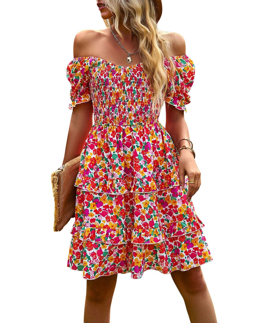 Luna Tuccini Mini Dress In Multi