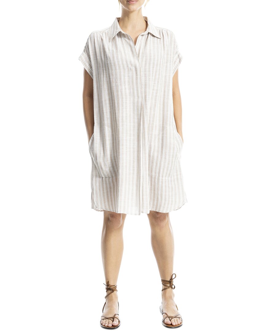 Max Studio Shirtdress In White