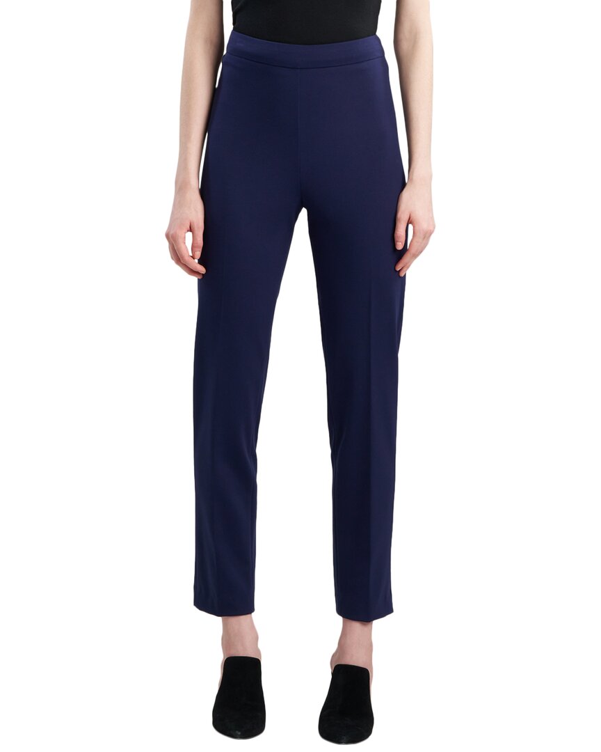 Natori Side Zip Ankle Pant In Blue