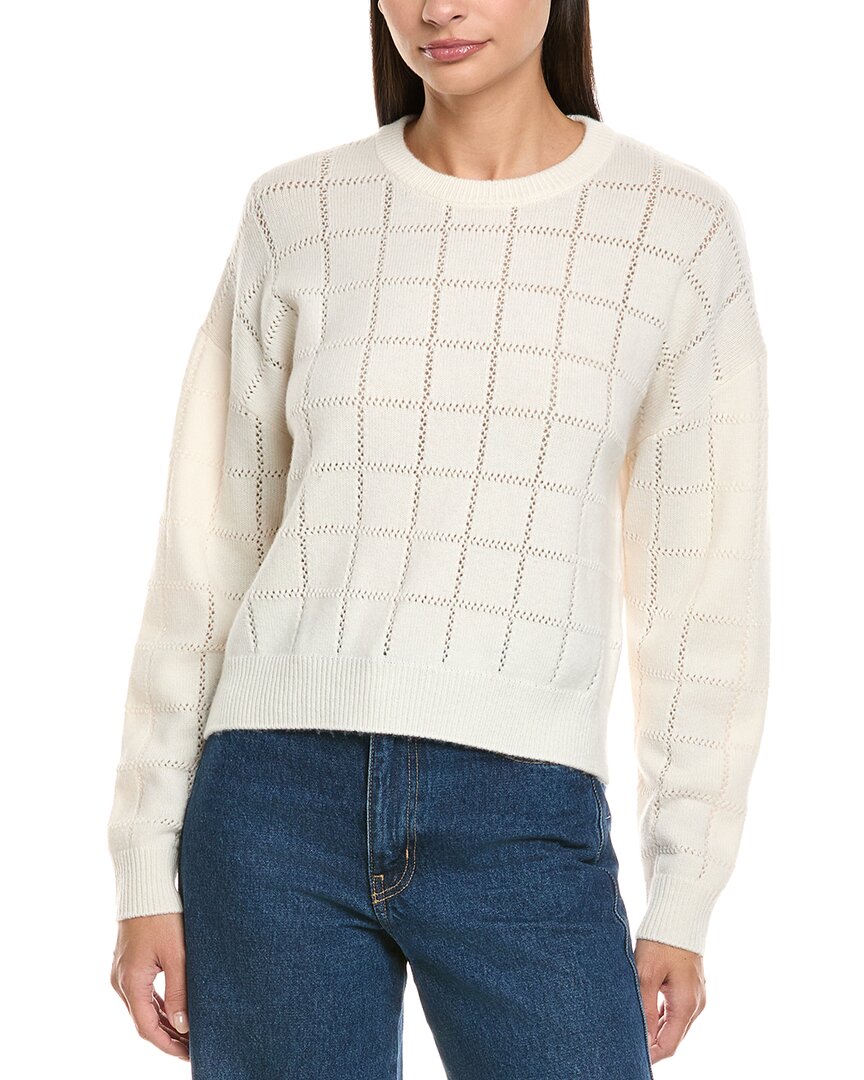 Naadam Wool & Cashmere-blend Sweater In White