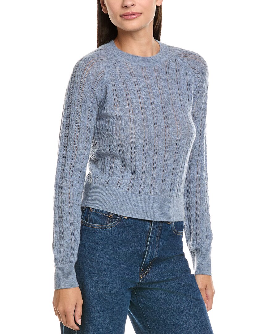 Naadam Wool & Cashmere-blend Sweater In Blue