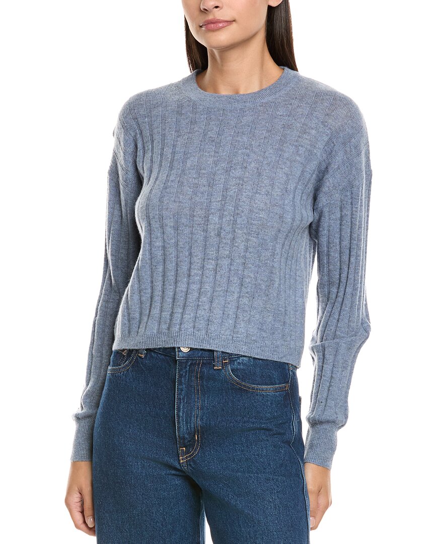 Naadam Wool & Cashmere-blend Sweater In Blue