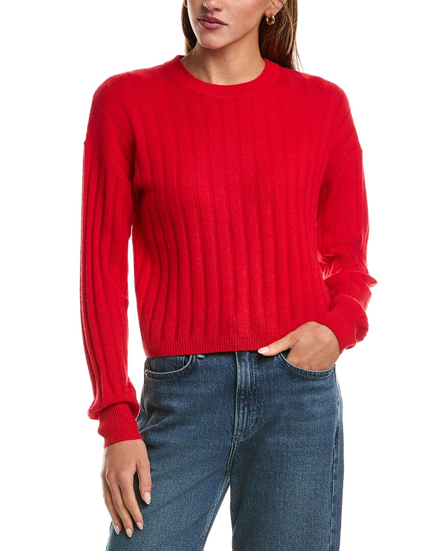 Naadam Wool & Cashmere-blend Sweater In Red