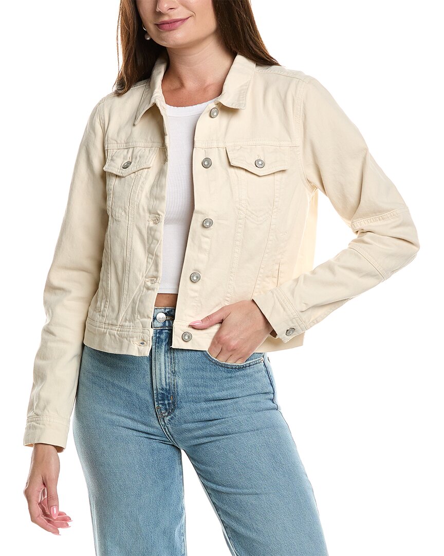 Free People Rumors Denim Jacket In Neutral