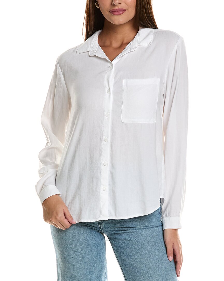 Bella Dahl Classic Button Down Shirt In White