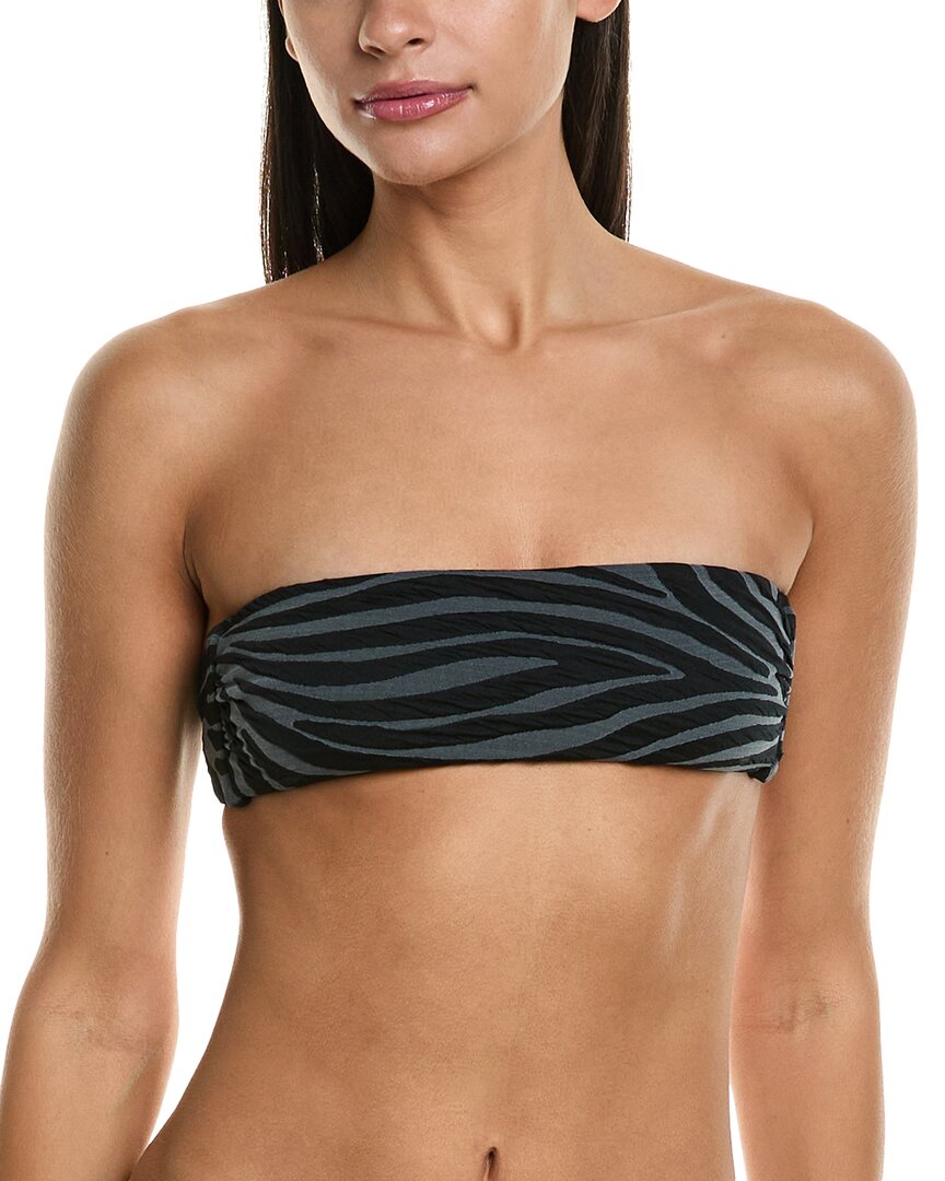 Mara Hoffman Abigail Bikini Top In Black