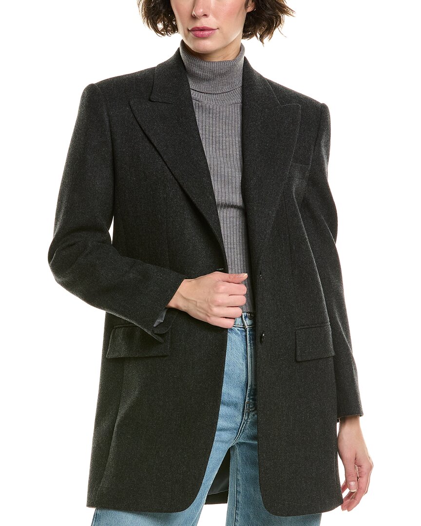 Michael Kors Collection Boyfriend Wool & Silk-blend Blazer