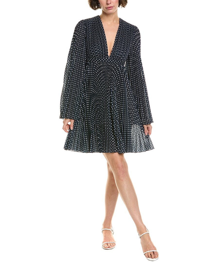 Michael Kors Collection Georgette Silk-blend Gown In Black