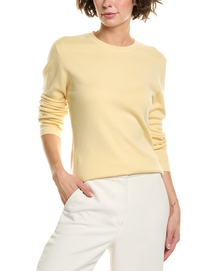 Michael Kors Collection Cashmere T-shirt In Yellow