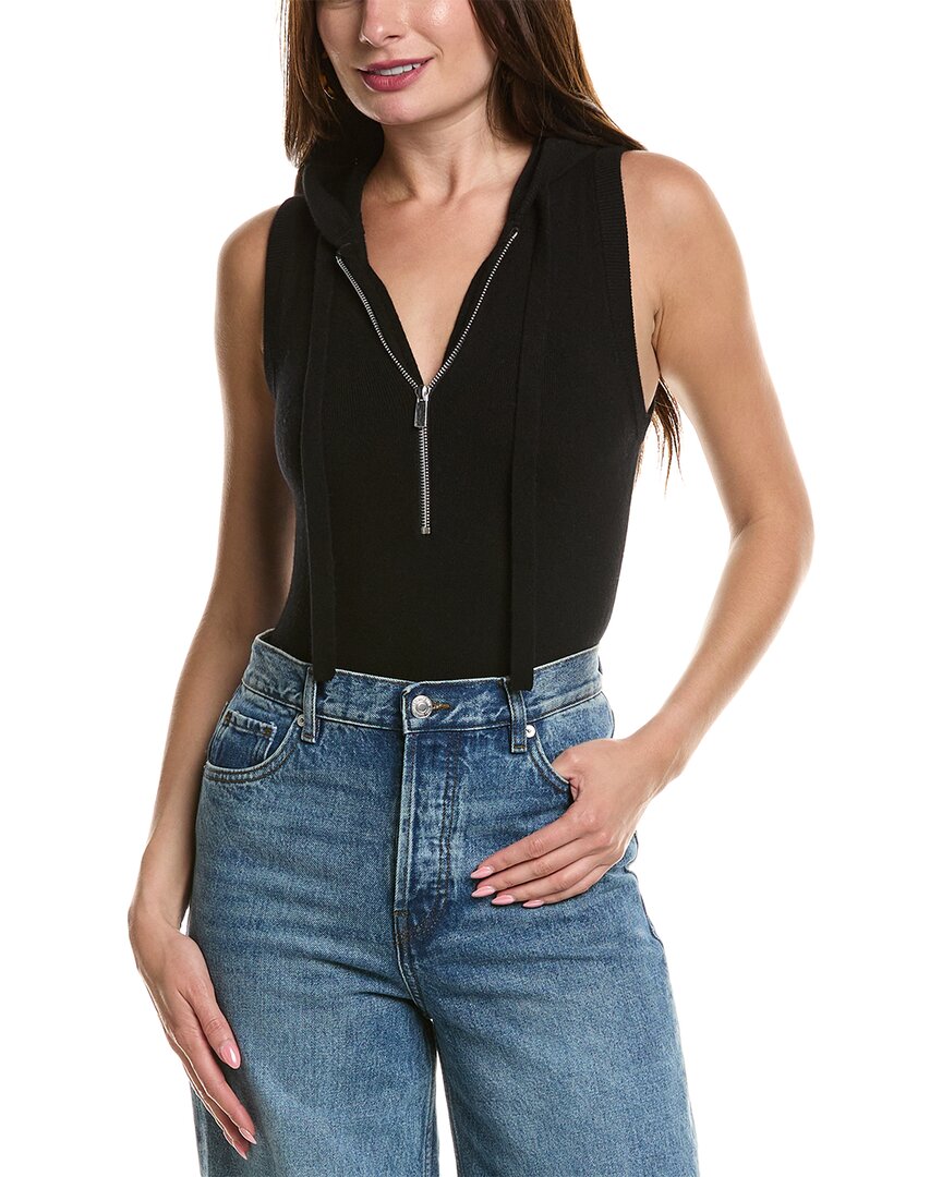 Michael Kors Collection Cashmere-blend Zip Bodysuit