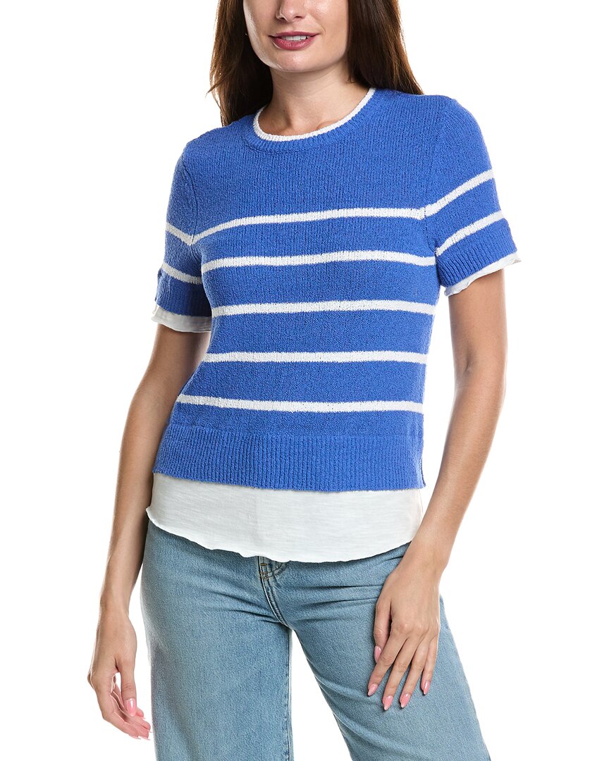 Design History 2fer Sweater In Blue