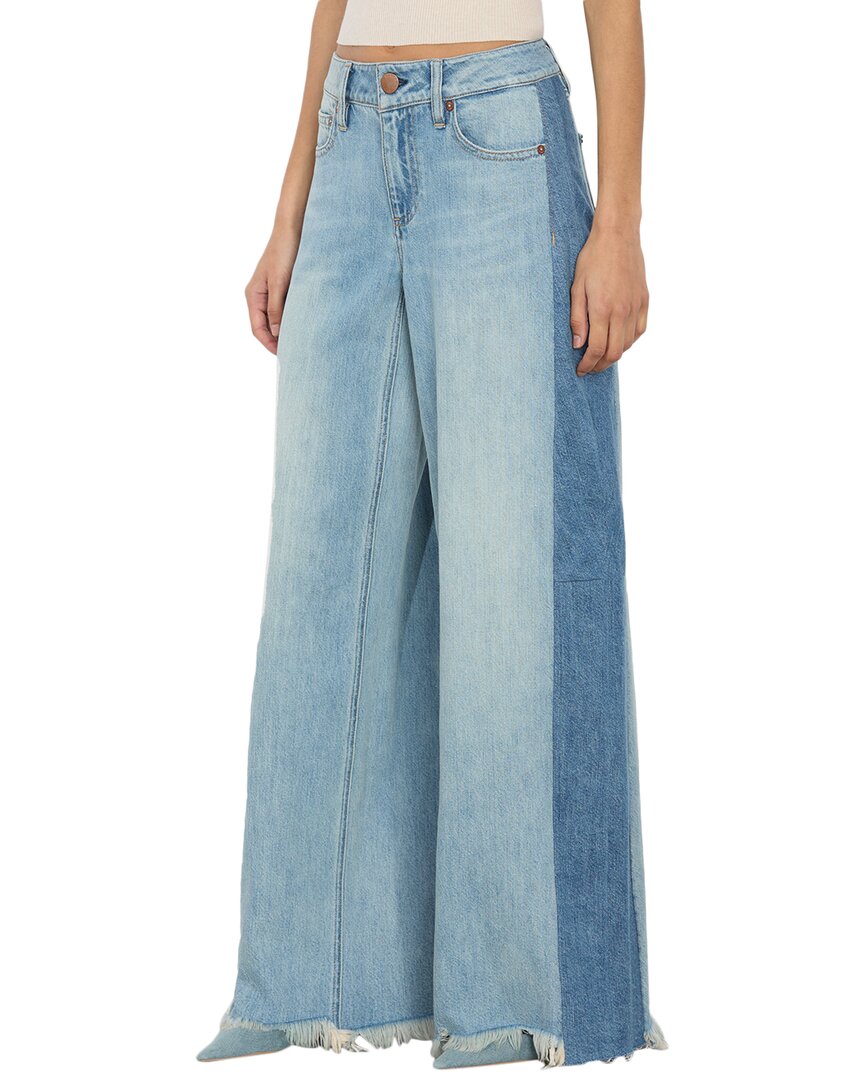 Alice And Olivia High Rise Ultra Baggy Jeans In Denim