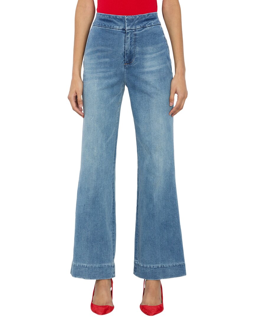 Alice And Olivia Quinn Jean In Blue