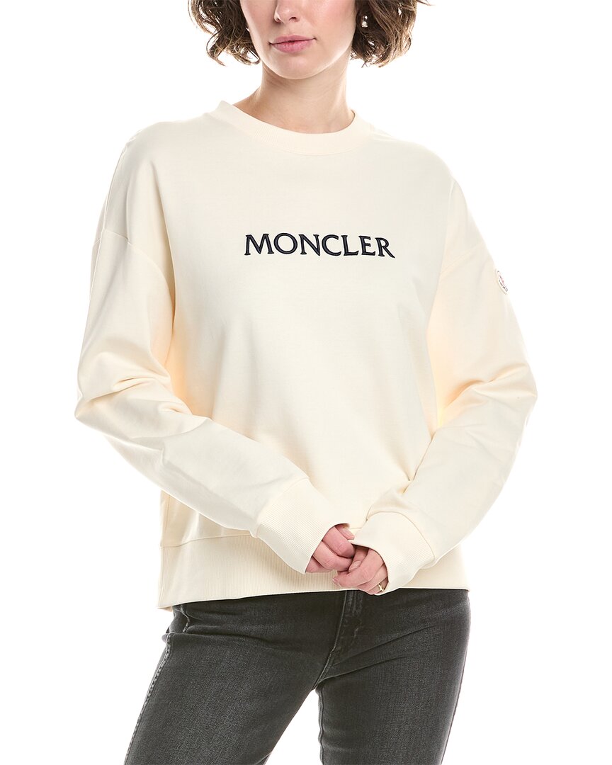 Moncler Sweatshirt In White