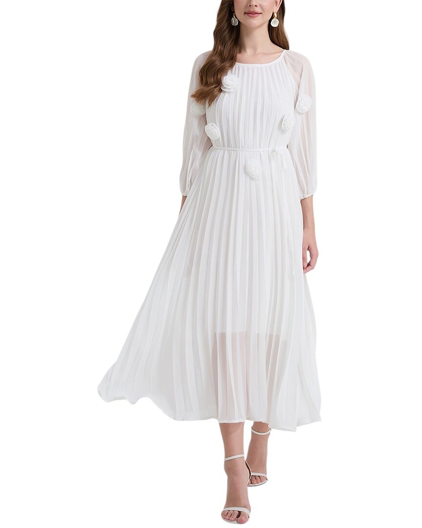 Elaine Dress In White