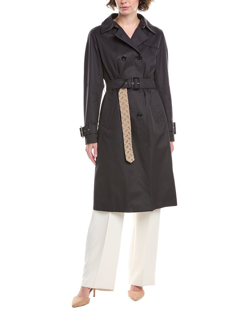 Herno Trenchcoat In Blue