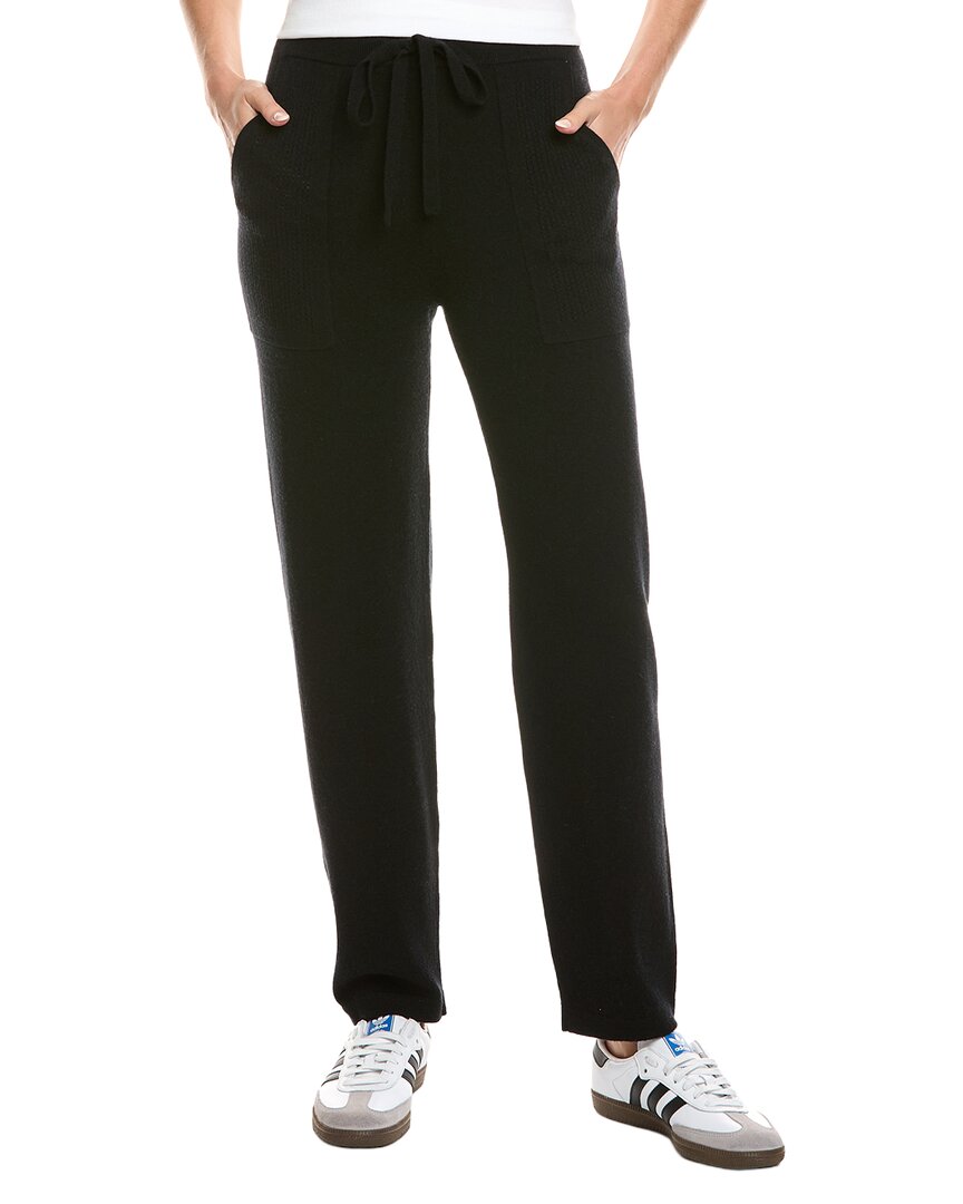 Kier + J Wool & Cashmere-blend Pant In Black