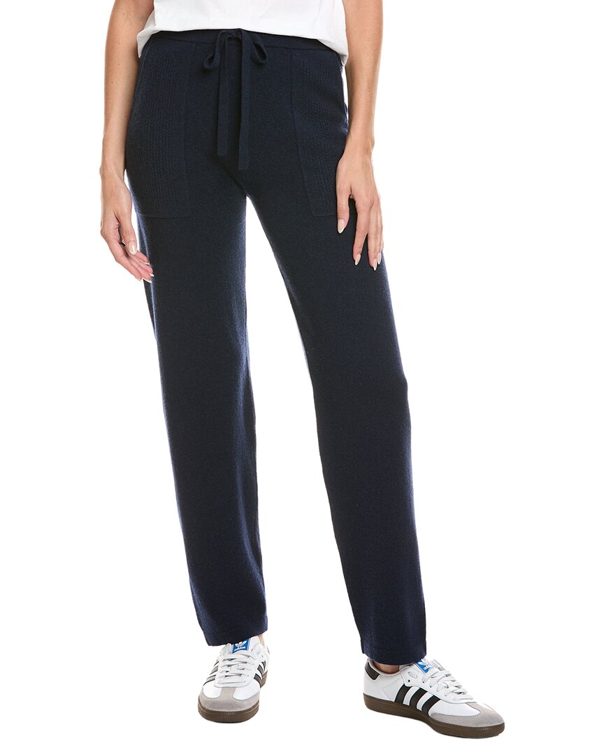 Kier + J Wool & Cashmere-blend Pant In Blue