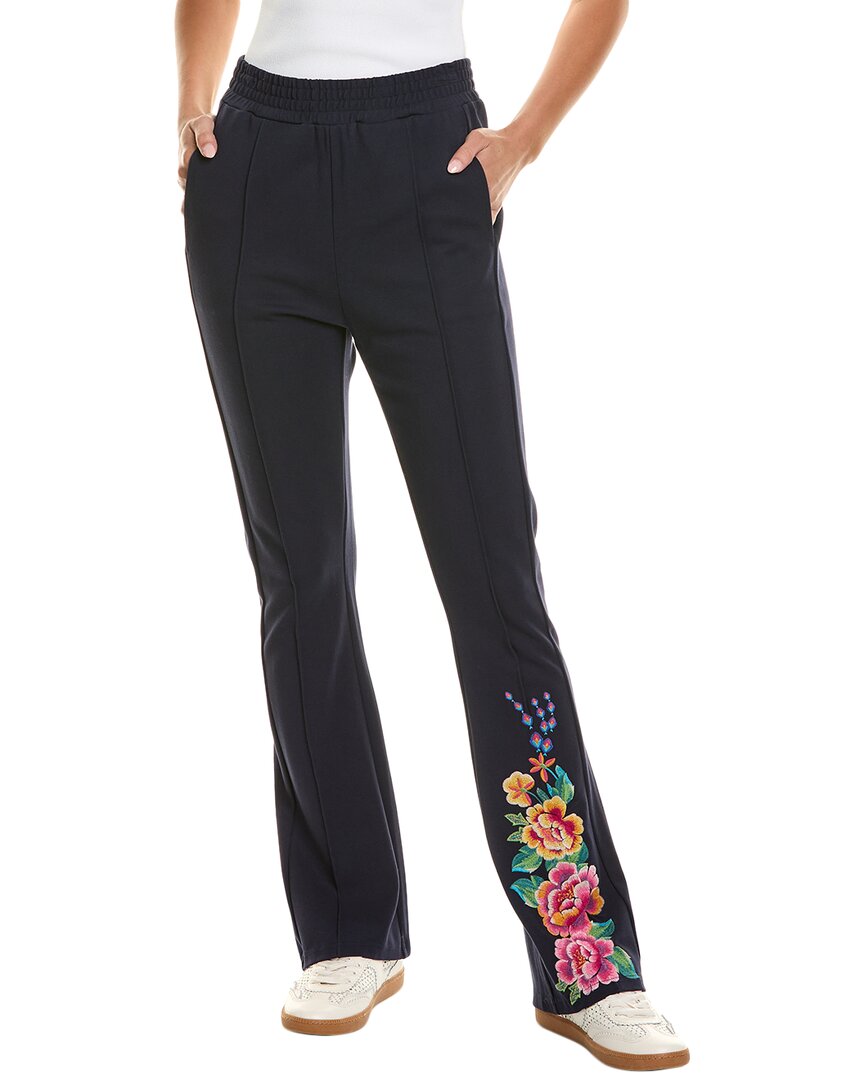 Johnny Was Bee Active Jetsetter Pant In Blue