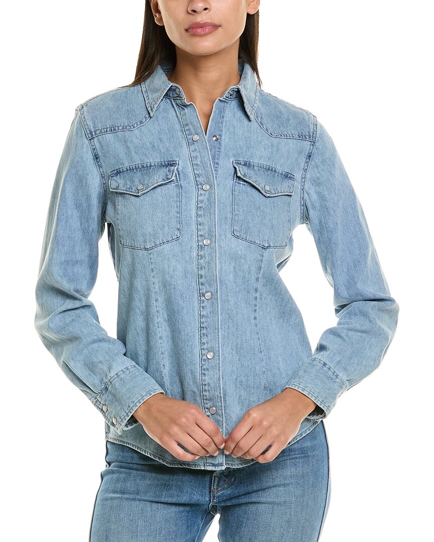 Johnny Was Provence Denim Shirt In Blue
