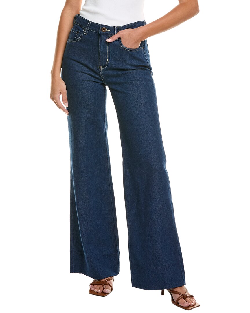Johnny Was Lumiere True Blue Wash Wide Leg Jean In Blue
