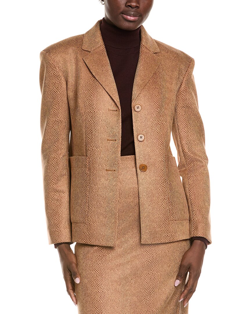 KENNETH COLE KENNETH COLE SNAKE EMBOSSED JACKET
