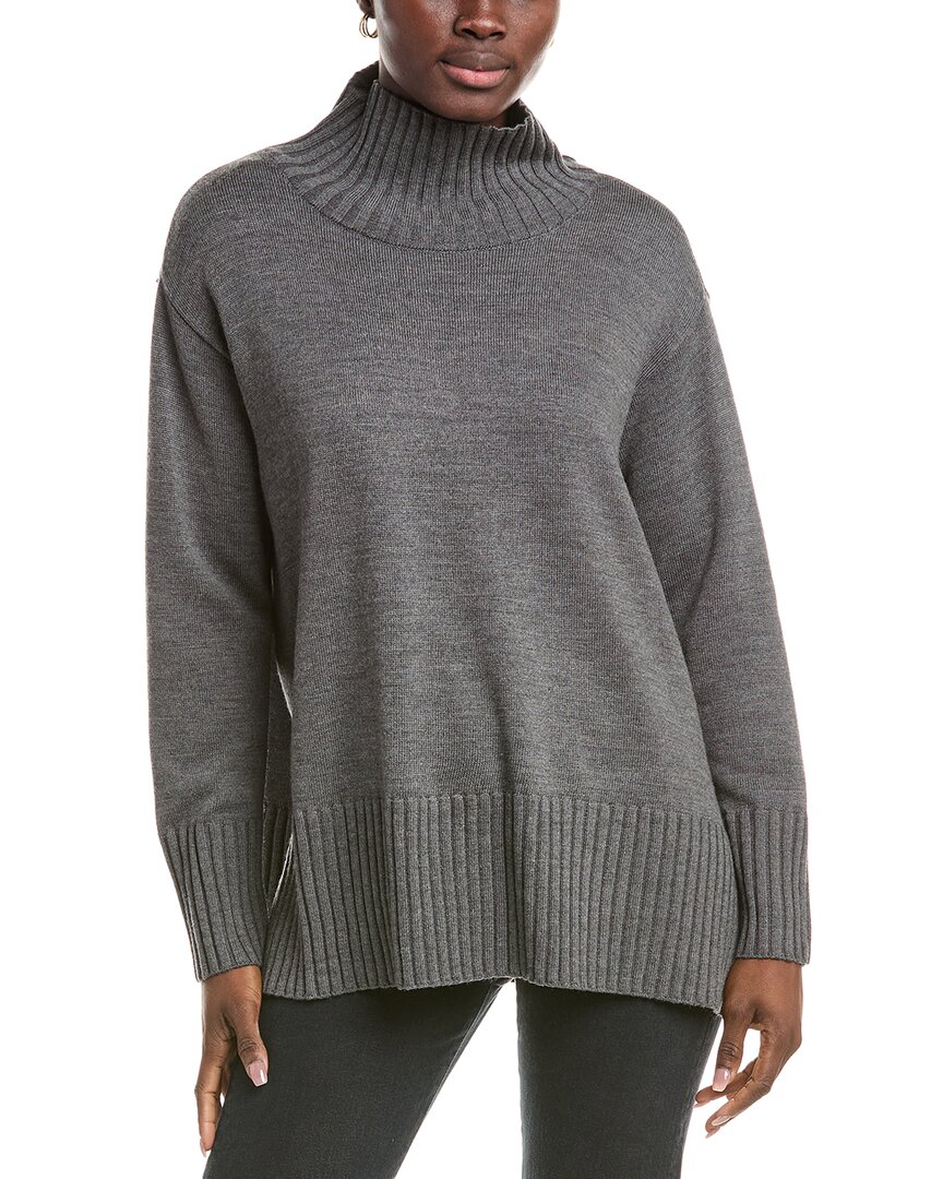 Eileen Fisher Turtleneck Sweater In Gray