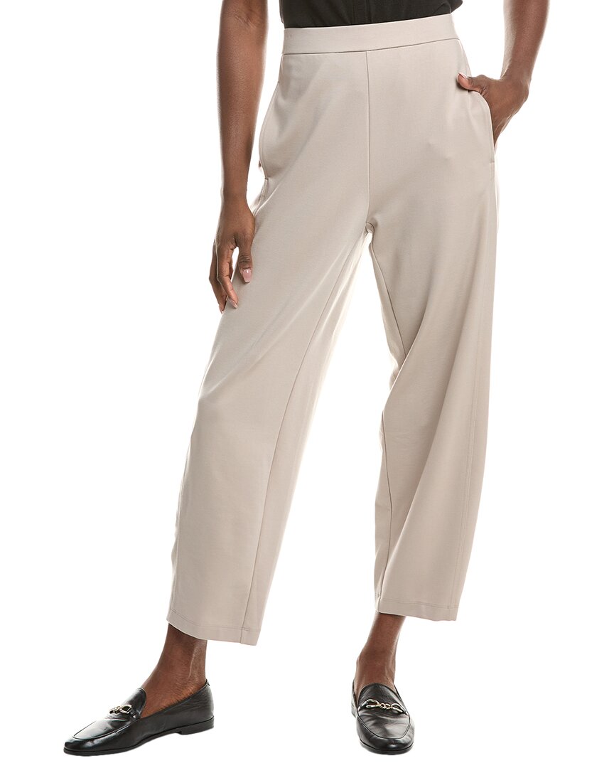 Eileen Fisher Lantern Ankle Pant In White