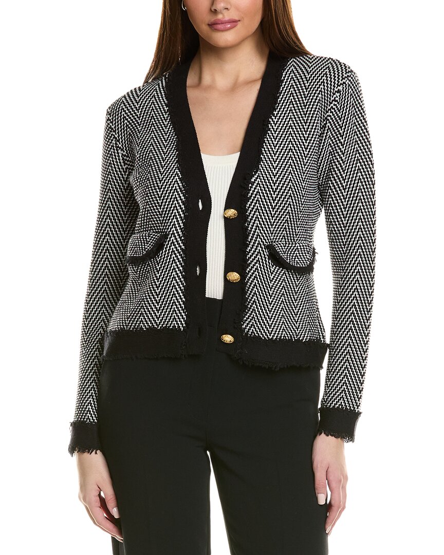 Hannah Rose Chanel Cashmere-blend Jacket In Gray
