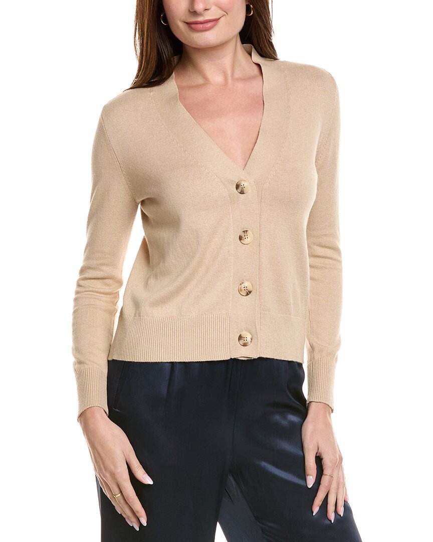 Hannah Rose Four-button Cashmere-blend Cardigan In Neutral