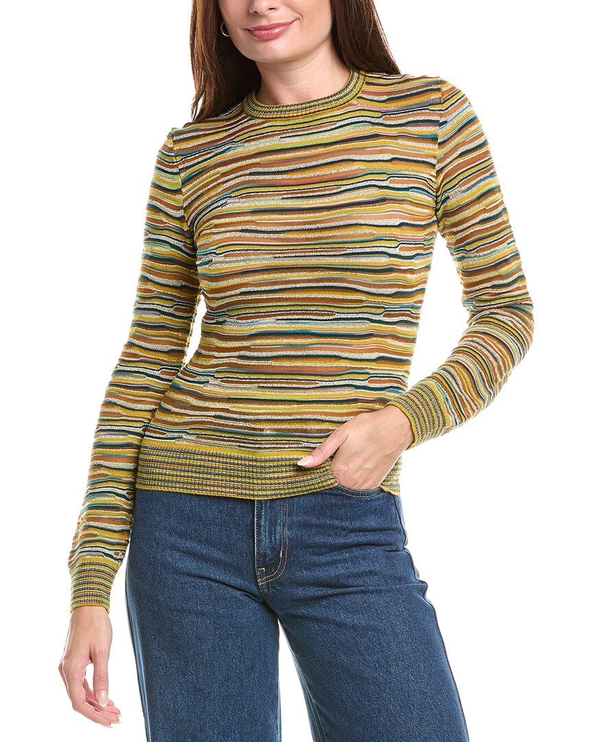 Missoni Wool-blend Sweater In Green