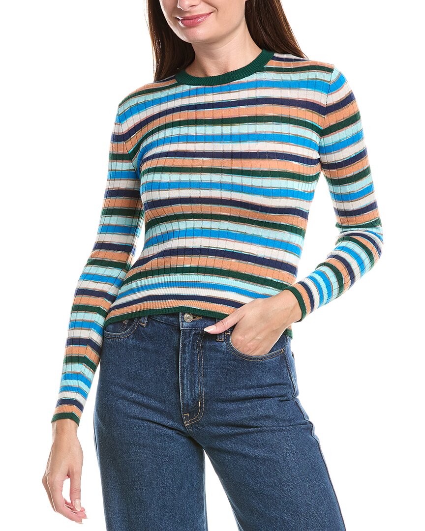 Missoni Wool-blend Sweater In Blue