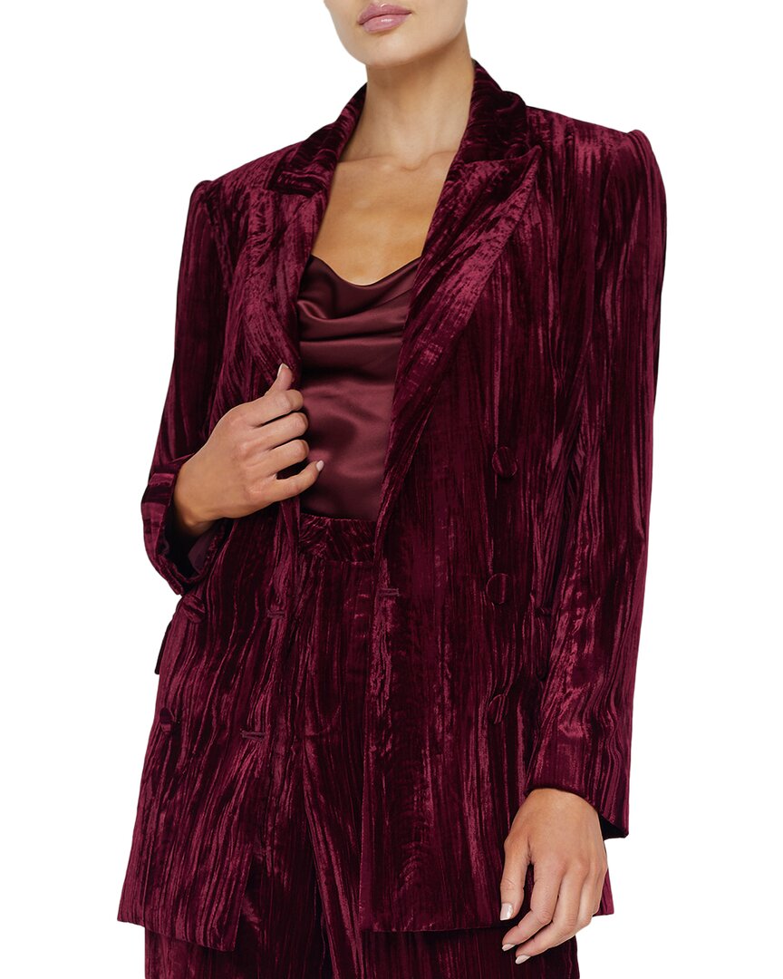 L Agence L'agence Aimee Blazer In Red