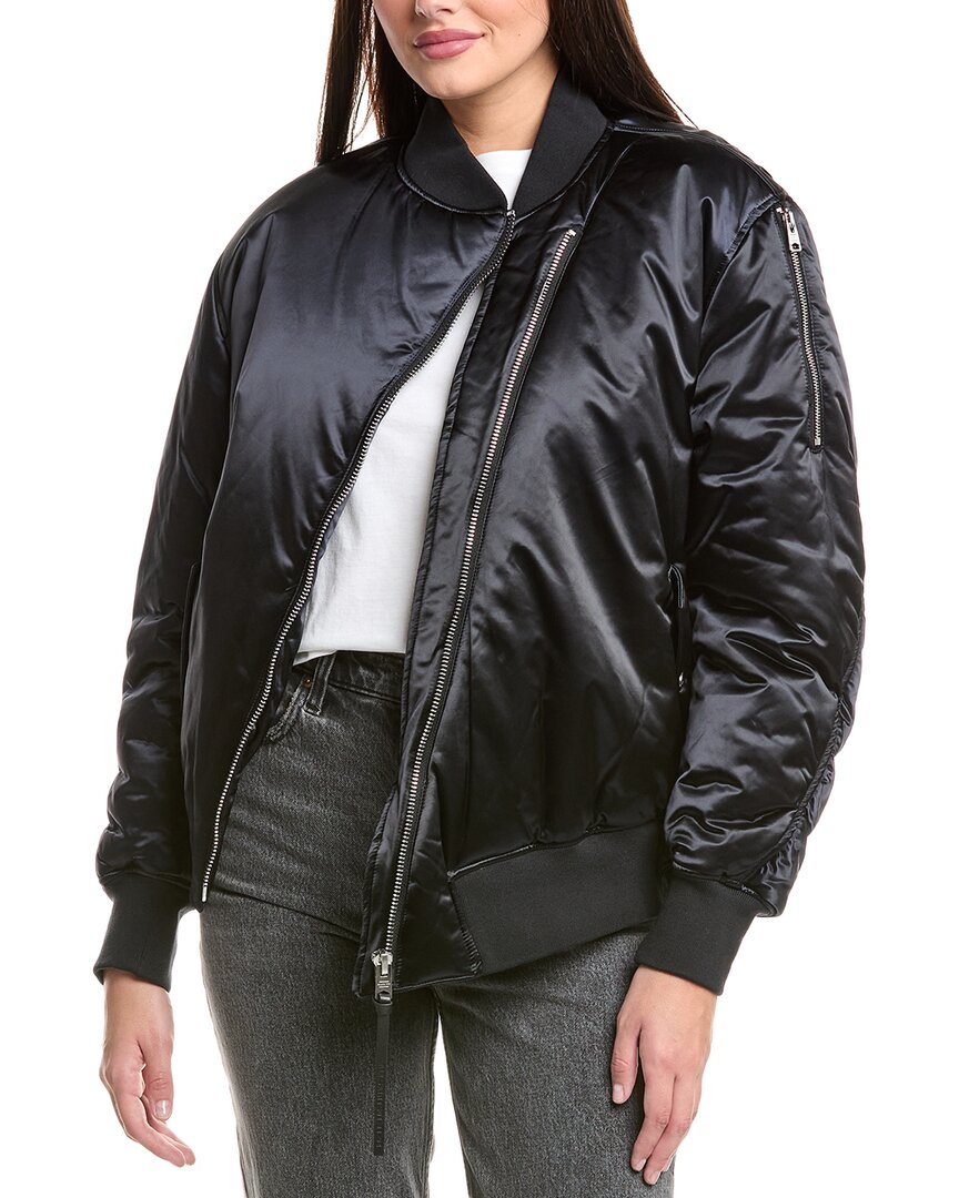 Allsaints Roomer Bomber Jacket In Black