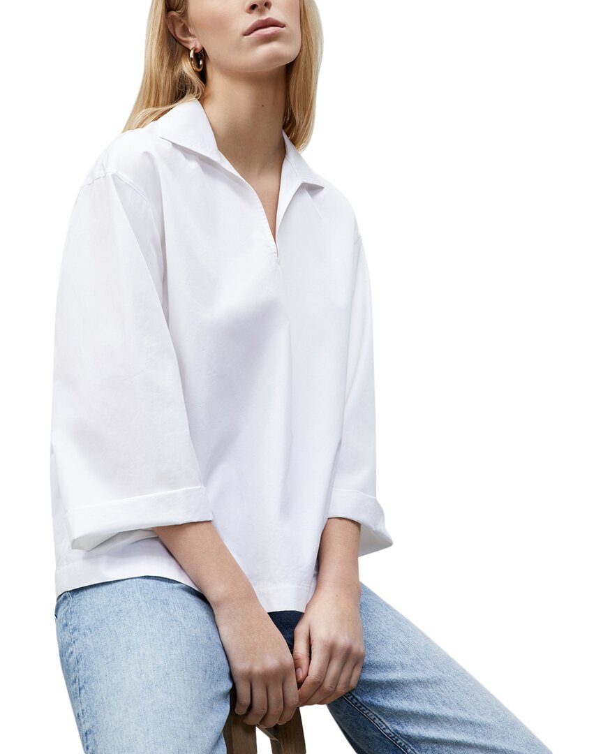Lafayette 148 New York Plus Dales Shirt In White