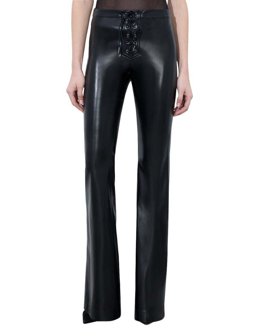 Alice And Olivia Alice + Olivia Ravyn Up Bootcut Pant In Black