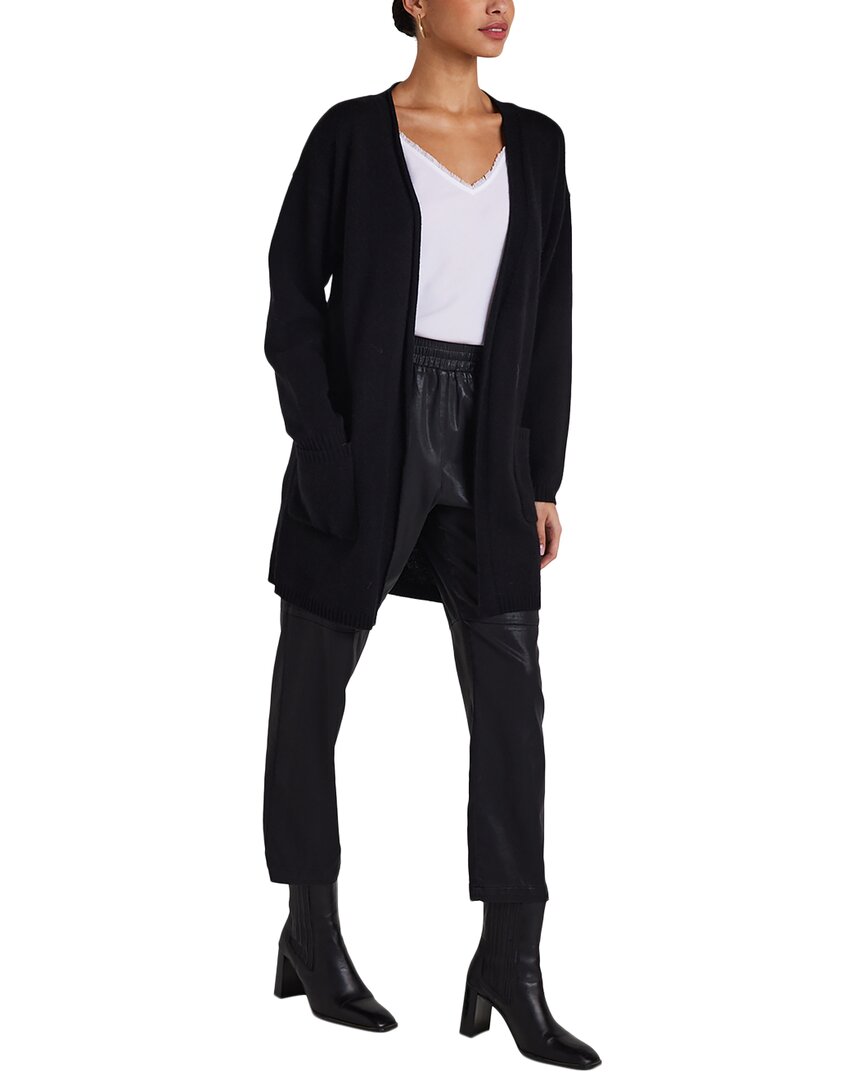Bella Dahl Simple Cardigan In Black